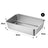 Open Stainless Steel Cat Litter Box, Low Entry for Kittens and Cats