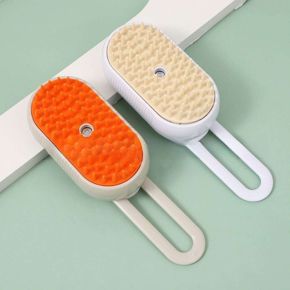 Water Mist Massage Brush for Pet Hair Removal and Detangling