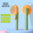 Pumpkin handle pet comb with stainless steel teeth, photo 1 of 8