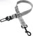 Elastic dog car seat belt lead with reflective strip in red