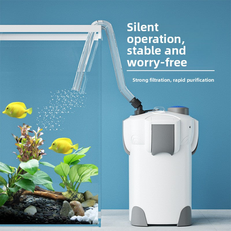 External Aquarium Filter Canister with Pump