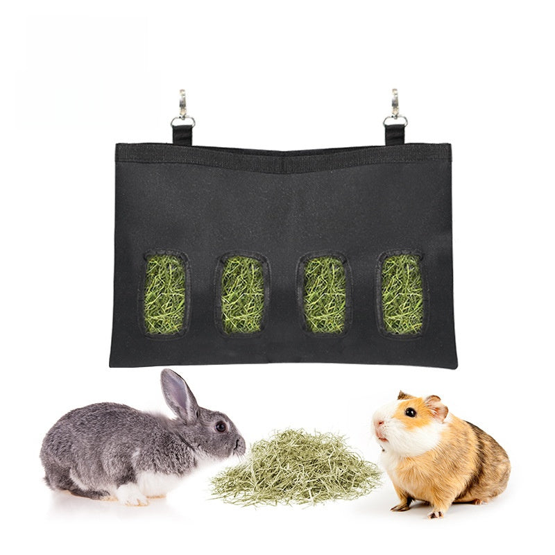 Hanging Oxford Cloth Hay Bag for Rabbits, Guinea Pigs and Chinchillas, Small or Large
