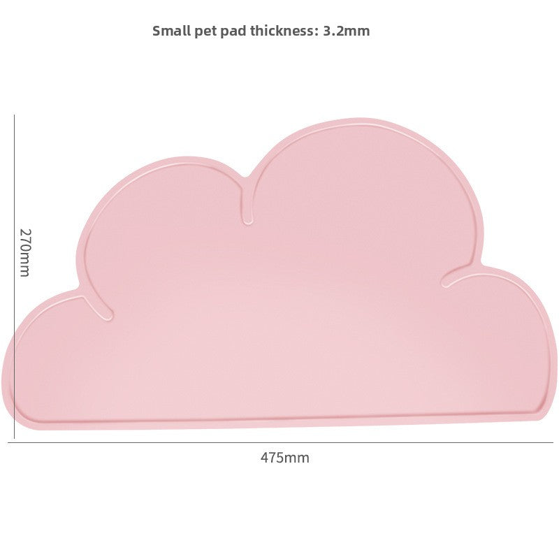 Ceramic Pet Bowl with Anti-Spill Design and Silicone Pad