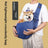 Foldable crossbody cat carrier bag in Royal Blue Pocket Bag