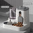 Automatic Pet Feeder with Food and Water Bowls and Cat Ear Sliding Cover for Cats and Dogs