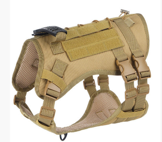 Water-resistant Oxford dog harness vest with reflective strips, product image 5