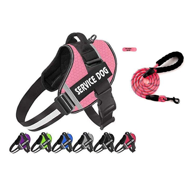 Reflective breathable nylon dog vest harness, product image 86