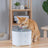 Automatic Pet Water Dispenser, 2L Quiet USB Fountain with Cat Head or Gooseneck Spout