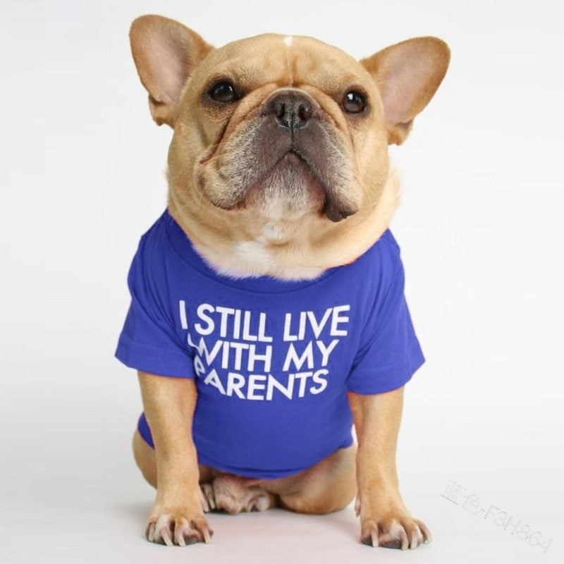 Round neck printed t shirt for small dogs and cats, image 74