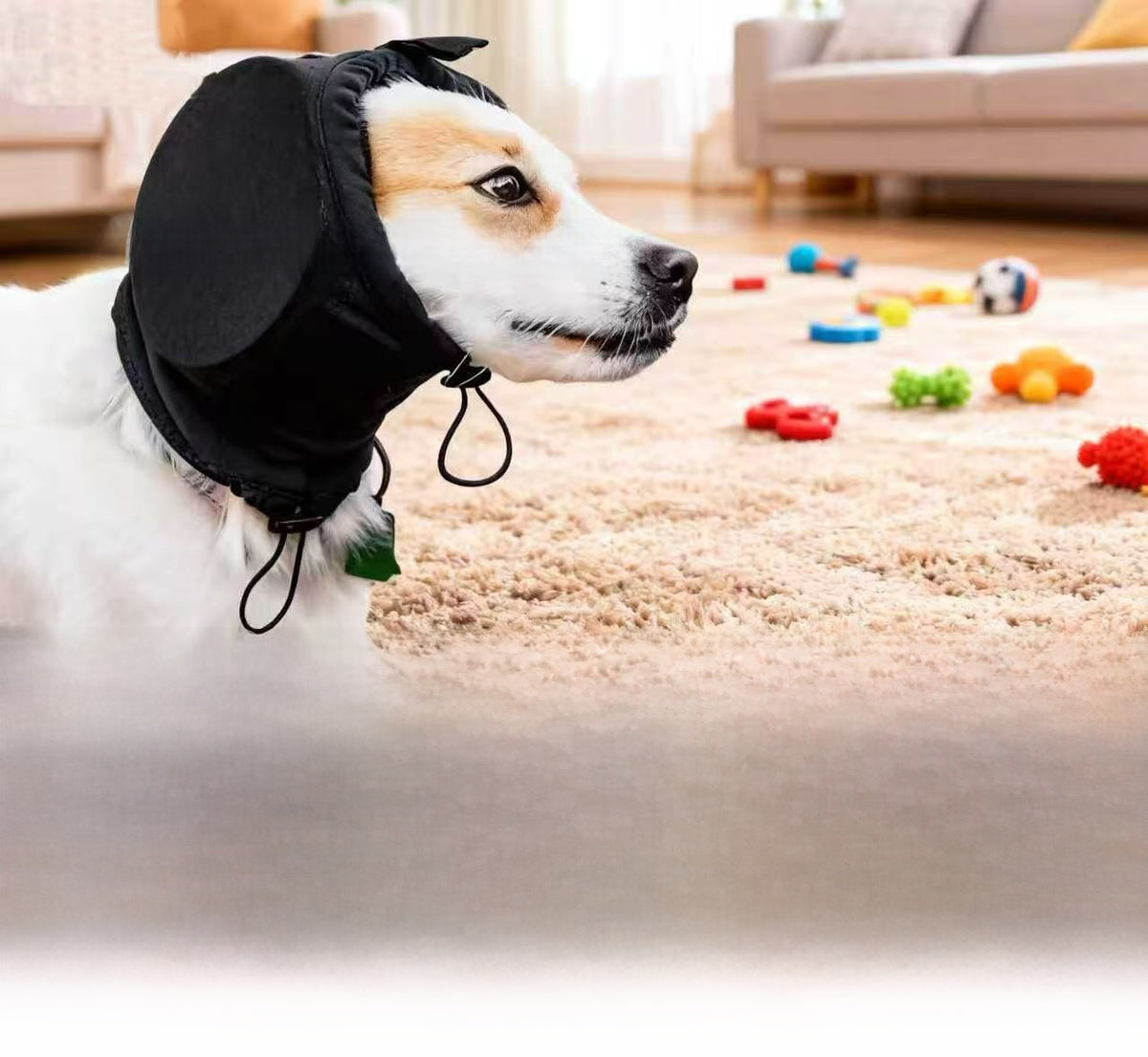 Dog ear muffs with adjustable straps, available in 2 colours, image 11
