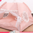 Pink enclosed cat tent bed with soft lining, view 42