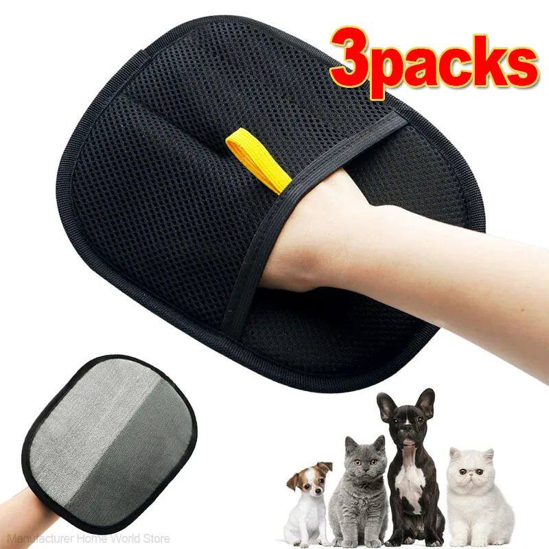 Pet Hair Removal Gloves, Electrostatic Mitt for Fur and Furniture