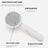 Self-Cleaning Pet Comb with Stainless Steel Pins for Dogs and Cats