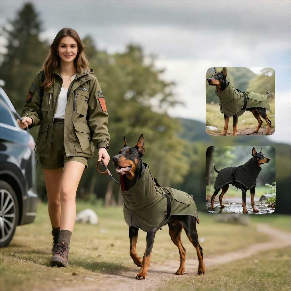 Waterproof windproof dog jacket, available in 5 styles, sizes Small to 3XL, image 2