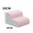 Pet ramp stairs with removable washable cover in Pink 2 Step Standard, size Ramp Stairs