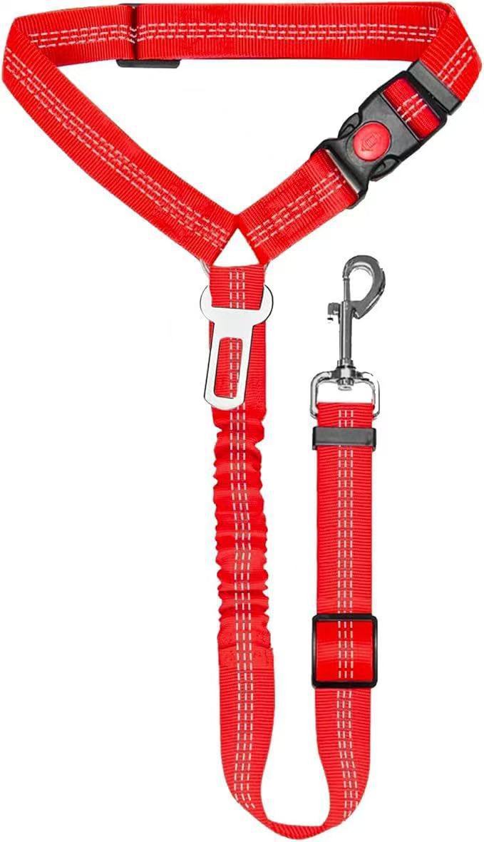 Elastic car seat belt lead for dogs, available from Pet Royale UK