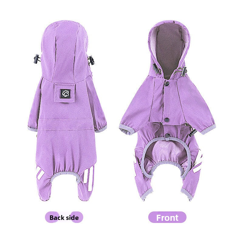 Four leg dog raincoat with lead hole, available in 6 colours, image 24