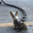Chain link dog lead, main product photo from Pet Royale UK