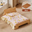Removable washable pet bed with cute print, product detail photo