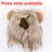Crochet lion mane hat for dogs and cats, available in 4 styles, image 8