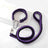Nylon dog lead with ergonomic grip, 4 sizes available