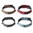 Adjustable PU leather cat collar with cat eye stone, product image 1
