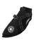 Fleece lined padded dog vest with reflective strips in Black, in a home setting