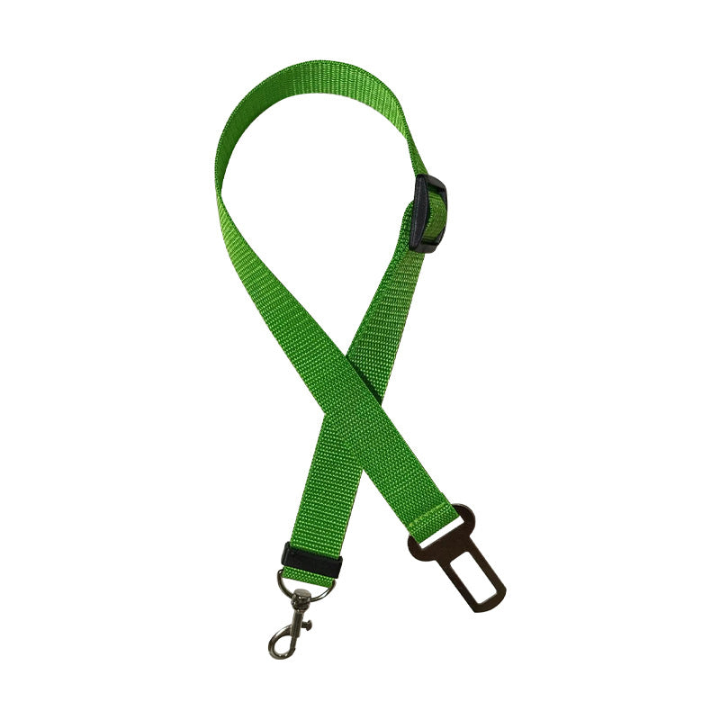 Adjustable dog seat belt leads in thirteen colours
