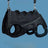 Dog support harness with handles for stairs and car access