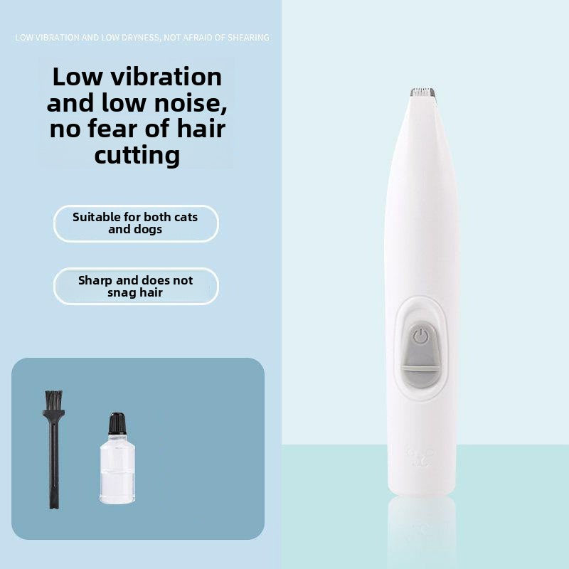 Mini Washable Pet Hair Trimmer with LED Light for Dogs and Cats
