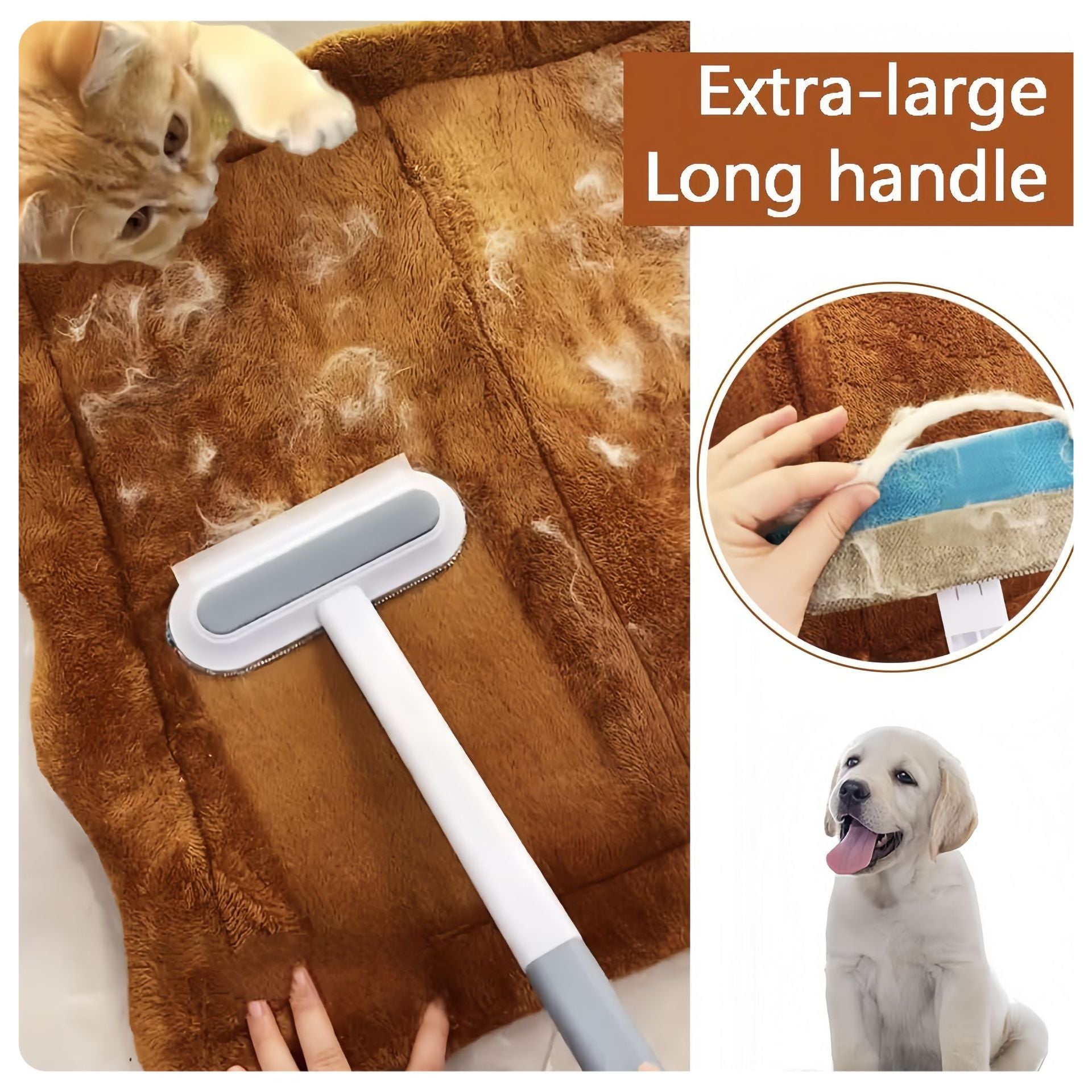 Pet hair removal device