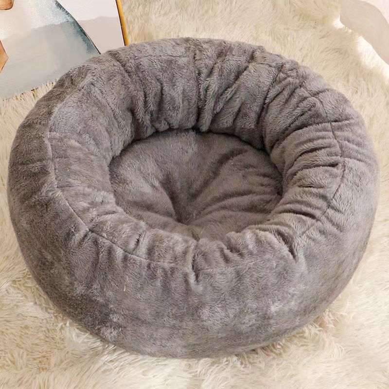 Round arctic velvet pet nest mat, photo 2 of 14