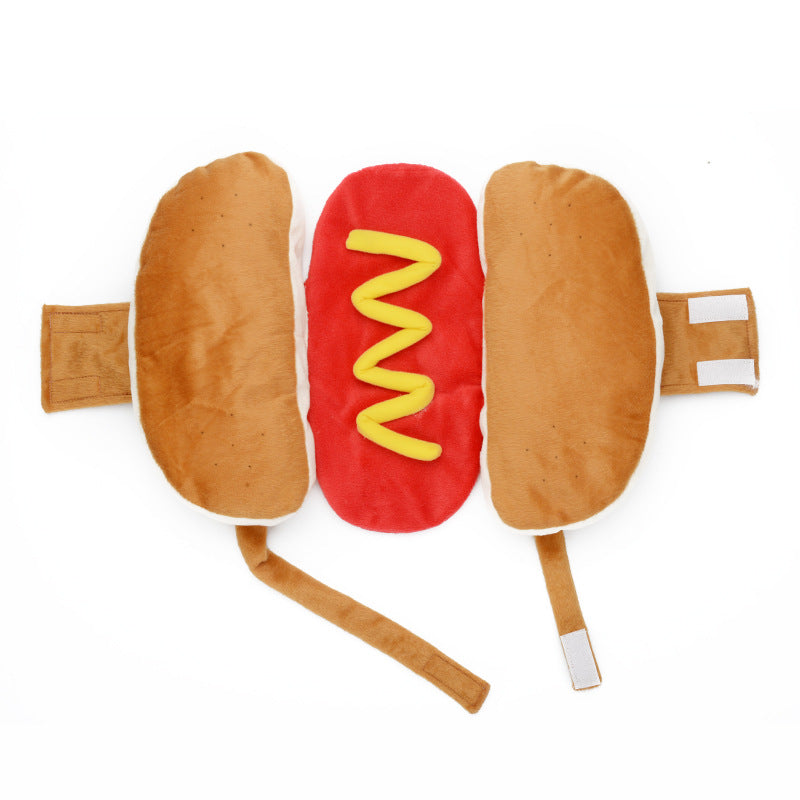 Yellow burger costume for dogs and cats, in Yellow, sizes Small to Large, image 5