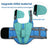 Reflective two-tone dog life jacket for swimming and boating, product image 4