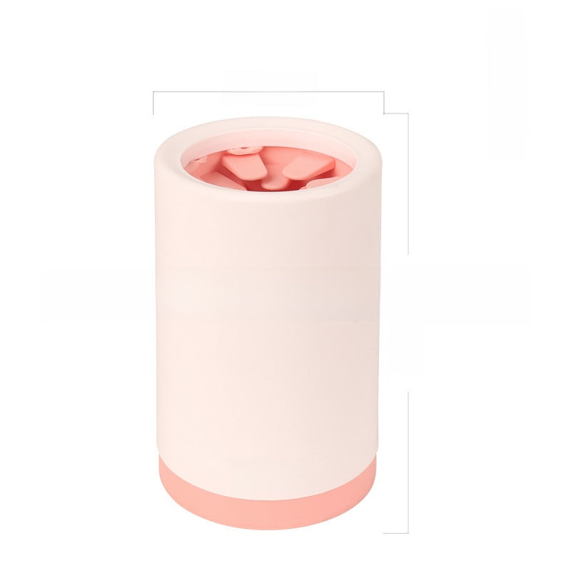 Dog and Cat Paw Washing Cup in Soft Rubber, No Wiping Needed
