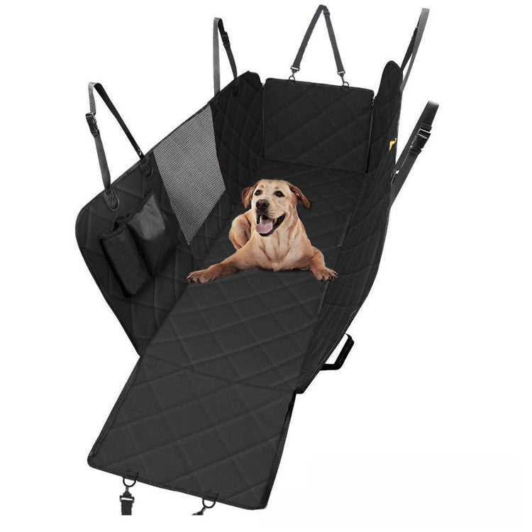 Waterproof Dog Car Seat Cover with Mesh Window, Oxford Fabric