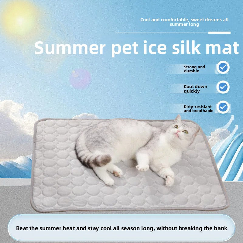 Ice silk cooling mat for dogs and cats, detail photo 4