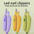 Banana Shaped LED Pet Nail Clipper with Safety Guard