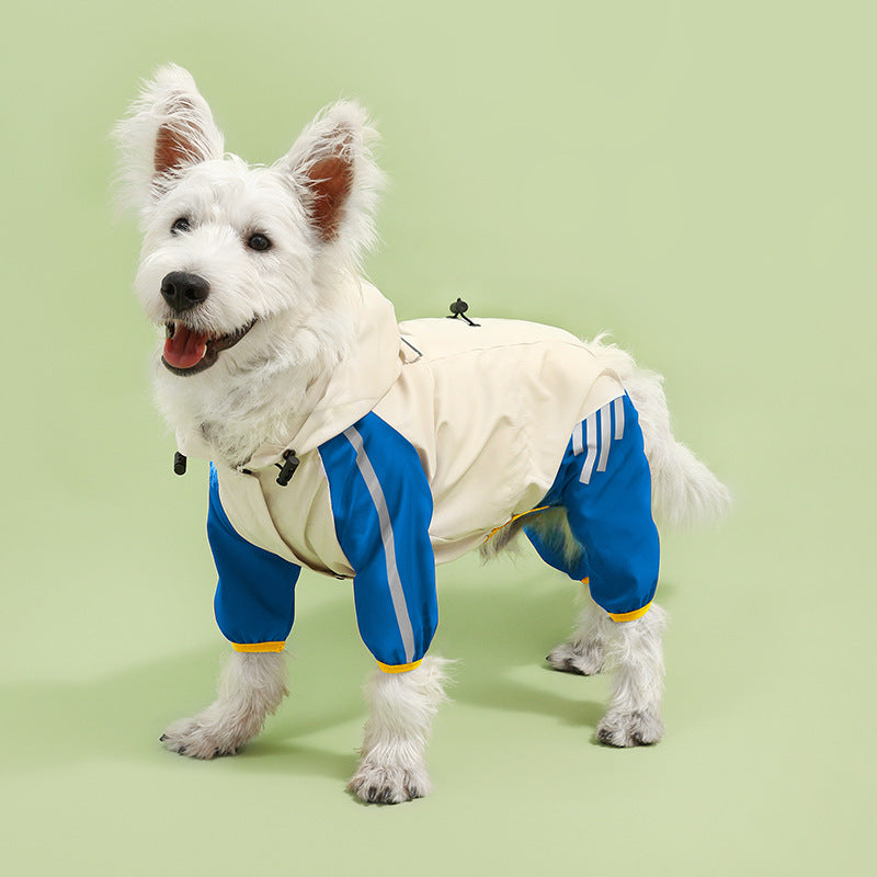 Hooded four leg dog raincoat, available in 19 styles, sizes Small to 2XL, image 53