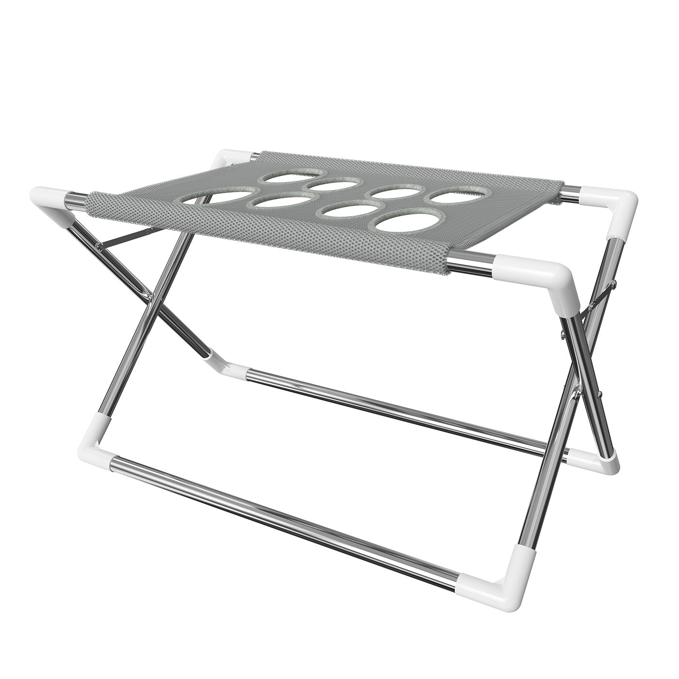 Adjustable pet bathing and grooming stand in Light Grey