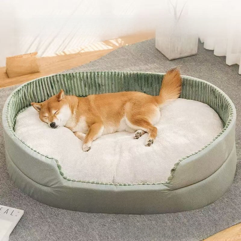Four-season pet bed with cushion pad for dogs and cats, photo 17