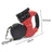 Two-headed retractable lead for dogs, ideal for walking two dogs