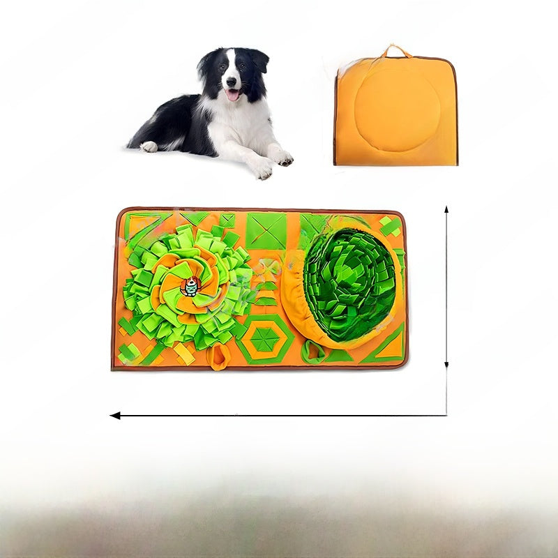 Dog Puzzle Snuffle Mat for Slow Feeding - Mental Stimulation Sniffing Pad in Many Shapes