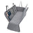Waterproof Oxford dog car seat cover with zip sections, photo 4 of 12