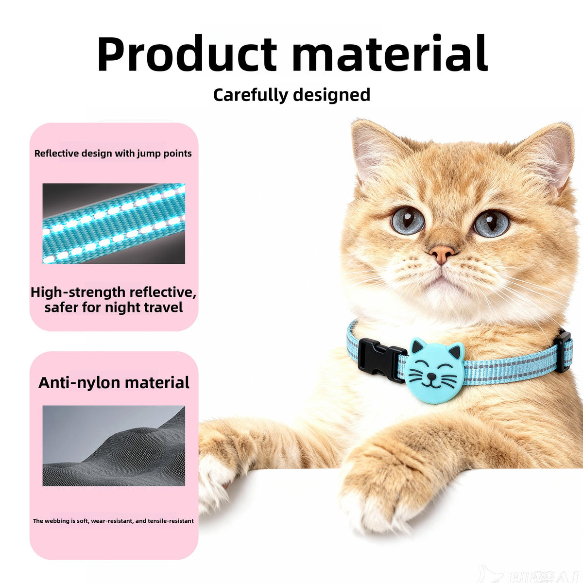 Lightweight Smart Pet Locator Tag, Waterproof Anti-Lost Tracker