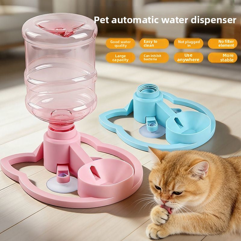 Gravity Cat Water Dispenser Automatic Water Bowl with No Filter and No Electricity