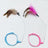 Lightweight cat teaser collar with feather wand for solo play, product image 10