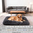 Semi-enclosed warm dog and cat bed in Dark Grey Thick Pad
