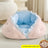 Round raised edge dog bed, detail photo 26