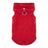 Soft hooded pet sweatshirt with pocket in Red Vest, in a home setting